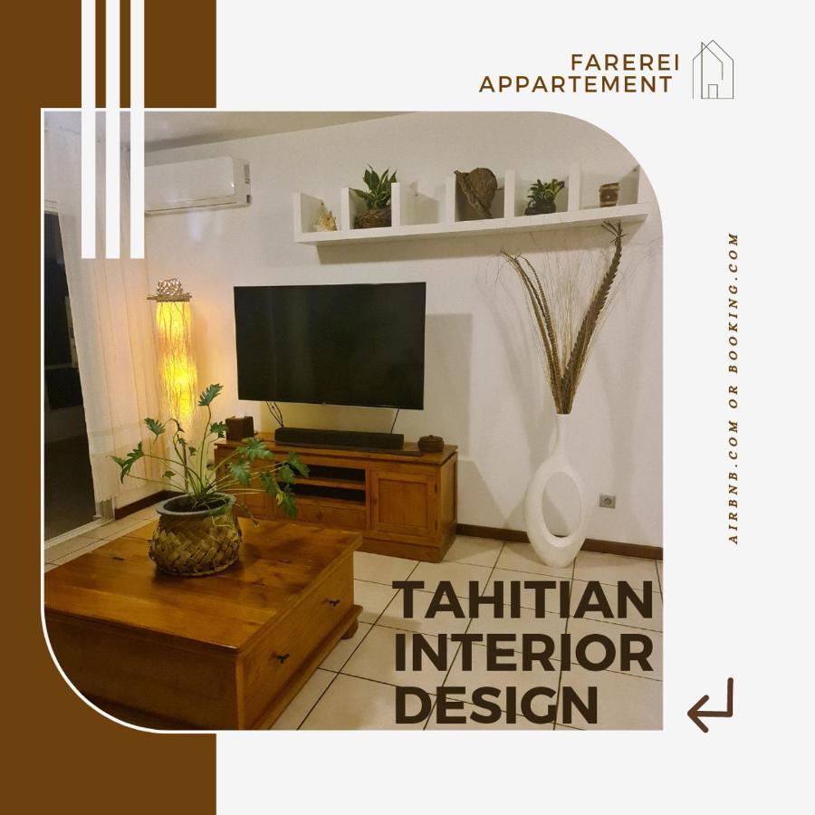 Farerei Appartement Spacieux, Equipe Et Confortable Faaa Esterno foto